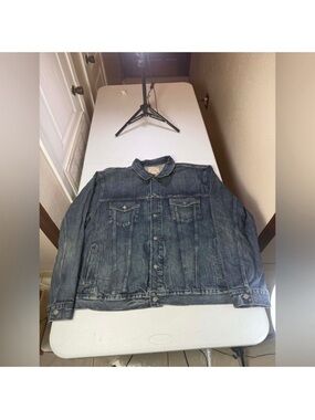 New Polo Ralph Lauren Blue Core Replen Long Sleeve Collared
Trucker Jacket 3XLT